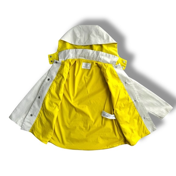 ZARA Girls Raincoat with Hood and Water-Resistant Material Size 7/8 cm 128 - Picture 6 of 6
